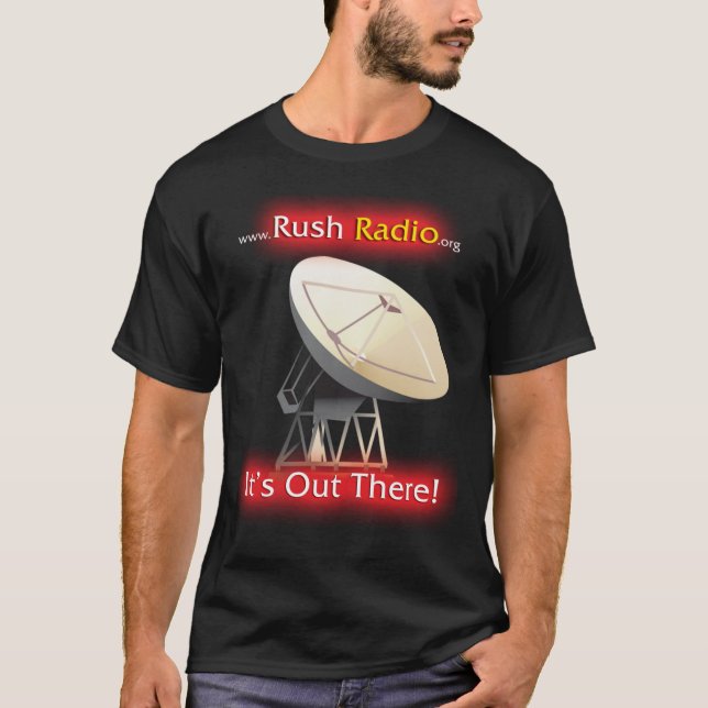 Camiseta Precipitación T para hombre de radio (Anverso)