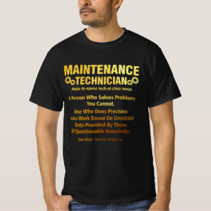 Camiseta Precison Gue, técnico de mantenimiento de definici