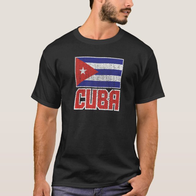 Camiseta Predicación del orgullo retro cubano por la vendim (Anverso)