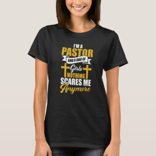 Camiseta Predicador juvenil masculino Soy un pastor Nada me