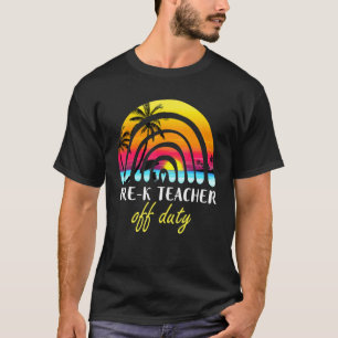 Camiseta Predicar al profesor de Duty Beach Sunset Rainbow 