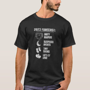 Camiseta Predicción 2023: nuevo anuncio de bebé de papá emb