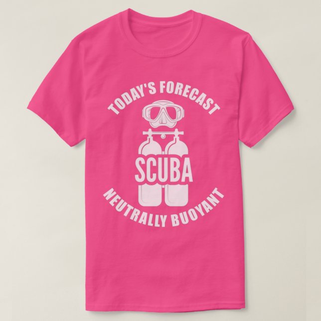 Camiseta Predicción de buceo en Scuba (Diseño del anverso)