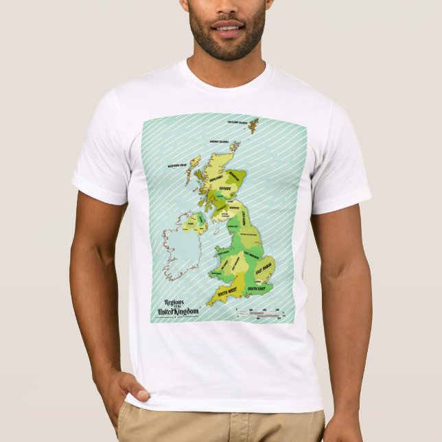 Camiseta Predicción de envío de islas británicas de estilo  (Anverso)