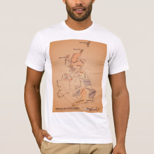 Camiseta Predicción de envío de islas británicas de estilo