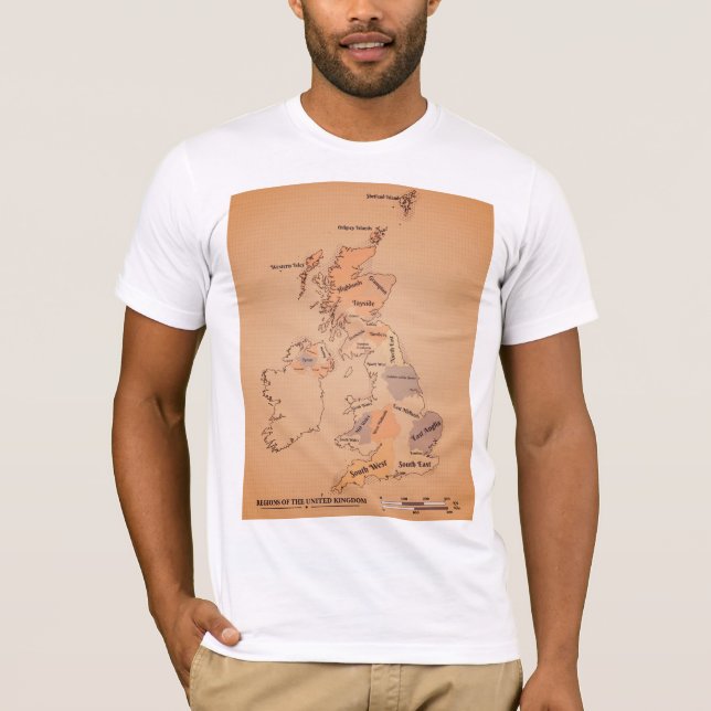 Camiseta Predicción de envío de islas británicas de estilo  (Anverso)