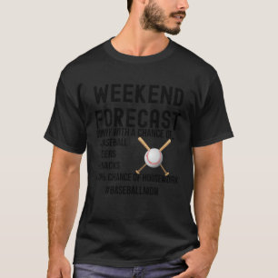 Camiseta Predicción de fin de semana Béisbol con cervezas d