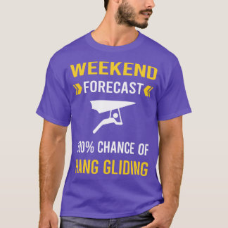 Camiseta Predicción de fin de semana Brillo de colisión de