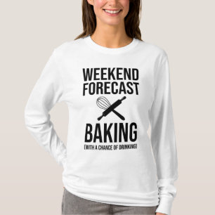 Camiseta Predicción De Fin De Semana Con La Posibilidad De 