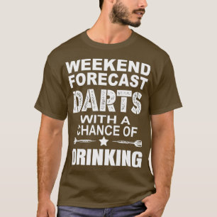 Camiseta Predicción De Fin De Semana Dart Con La Posibilida
