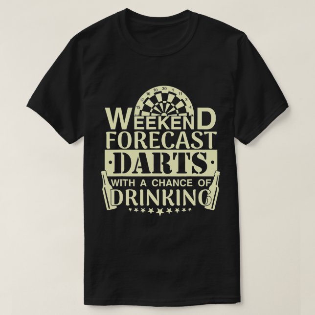 Camiseta Predicción de fin de semana de cerveza con oportun (Diseño del anverso)