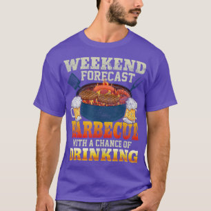 Camiseta Predicción De Fin De Semana De Fumadores Para Homb
