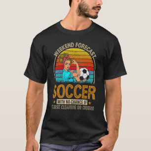Camiseta Predicción de fin de semana fútbol con limpieza de