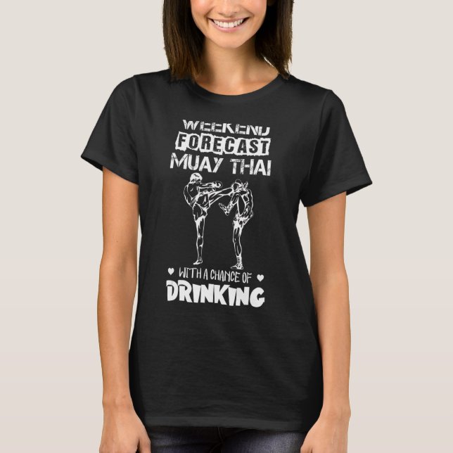 Camiseta Predicción de fin de semana muay tailandés para be (Anverso)