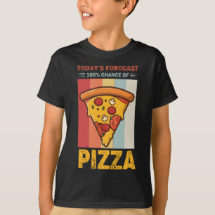Camiseta Predicción de hoy 100% de probabilidad de retro gr