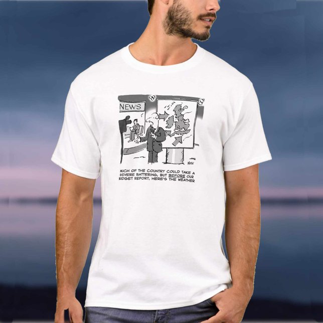 Camiseta Predicción meteorológica en el día del presupuesto (Subido por el creador)
