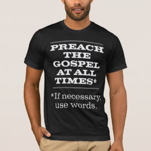 Camiseta Predique el evangelio siempre