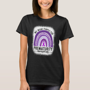 Camiseta Preemias arcoiris - Usamos morado para prematuros 