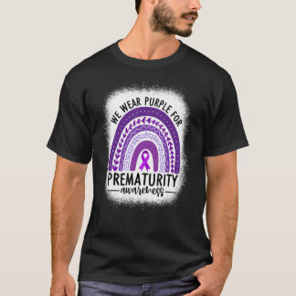 Camiseta Preemias arcoiris - Usamos morado para prematuros