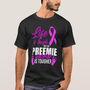 Camiseta Preemie Warrior Premature Bireness Mes (Mes De Con