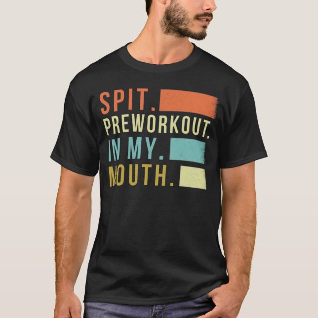 Camiseta Preentrenamiento de escudos en mi boca retro Vinta (Anverso)