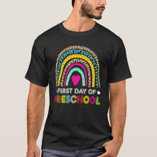 Camiseta Preescolar De vuelta a la escuela  Feliz primer dí