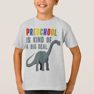Camiseta Preescolar es algo importante Dinosaurio divertido