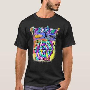 Camiseta Preescolar Feliz Primer Día De La Escuela