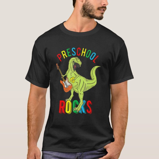 Camiseta Preescolar K Roca A Niños Rex Dinosaurios De Vuelt (Anverso)