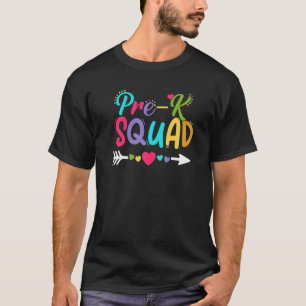 Camiseta Preescolar K Squad Prescolar De Nuevo A La Escuela