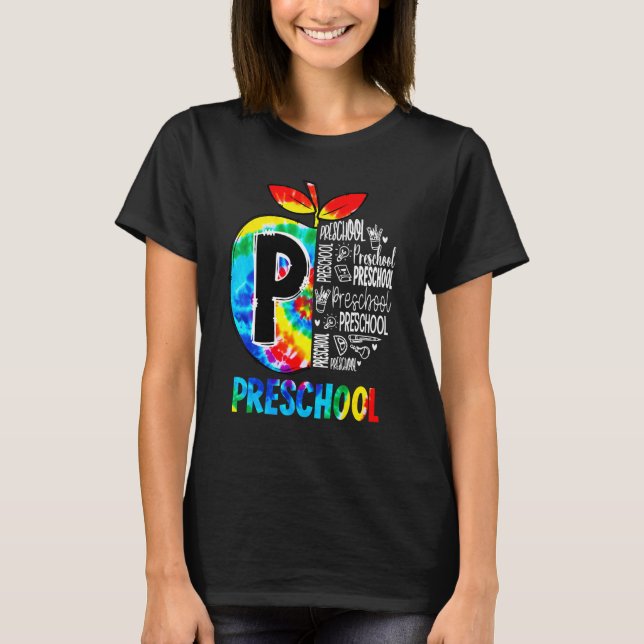 Camiseta Preescolar Tie Dye Leopardo Profesor Equi (Anverso)