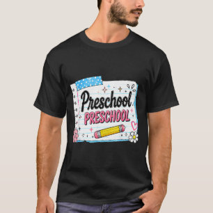 Camiseta Preescolar vuelve a la escuela para niñas preescol