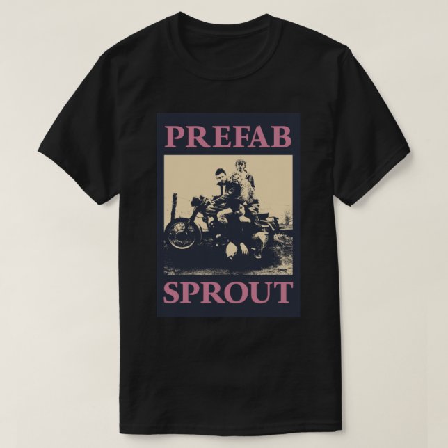 Camiseta Prefab Sprout Sticker (Diseño del anverso)