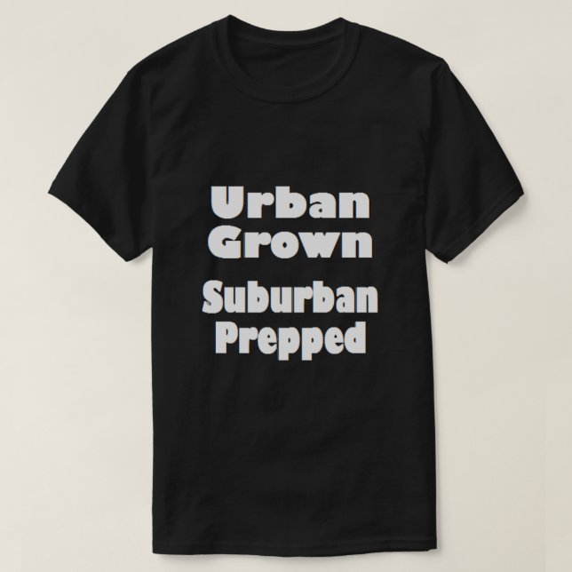 Camiseta prefabricada en un suburbano (Diseño del anverso)