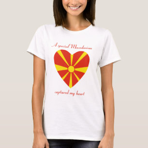 Camiseta preferida de la bandera de Macedonia del