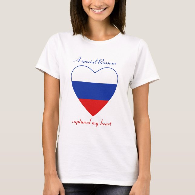 Camiseta preferida de la bandera rusa (Anverso)