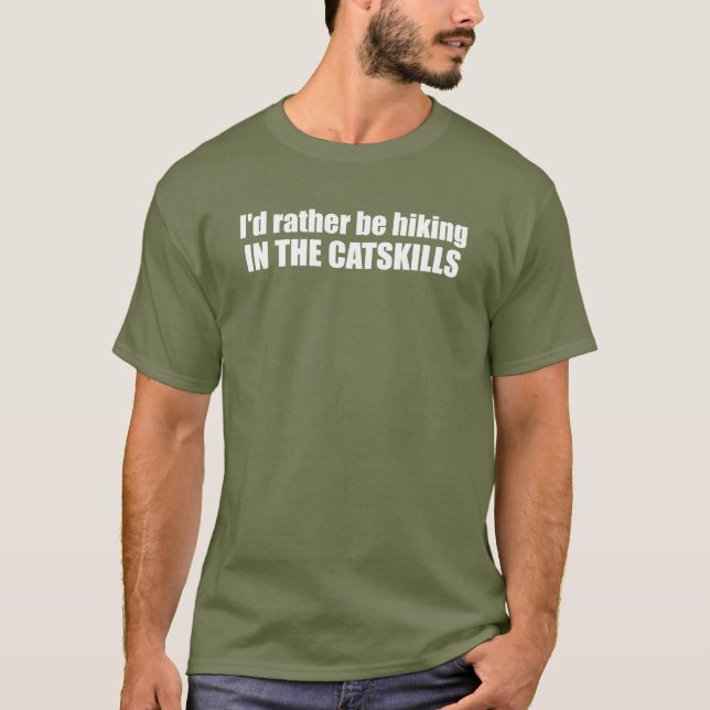 Camiseta Preferiría Caminar En La Catarata (Anverso)