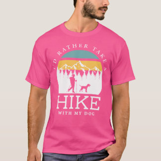 Camiseta Preferiría Dar Un Paseo Con Mi Perro Paseando Con 