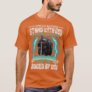 Camiseta Preferiría Estar Con Dios Caballero Templario
