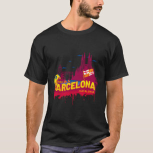 Camiseta Preferiría Estar En Barcelona Cataluña
