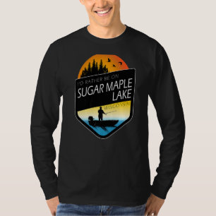 Camiseta Preferiría Estar En El Lago De Maíz Azucarera Wisc
