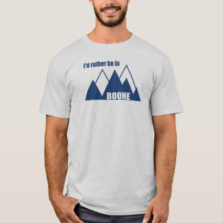 Camiseta Preferiría Estar En La Montaña Boone North Carolin