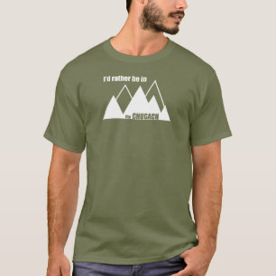 Camiseta Preferiría Estar En La Montaña Chugach