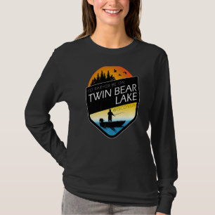 Camiseta Preferiría estar en la pesca del lago de Oso Gemel