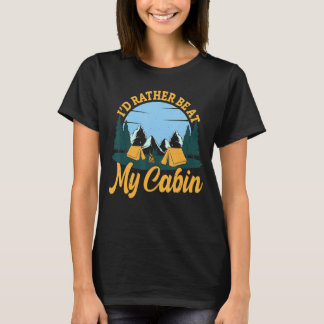 Camiseta Preferiría Estar En Mis Vacaciones De Cabina De Mo