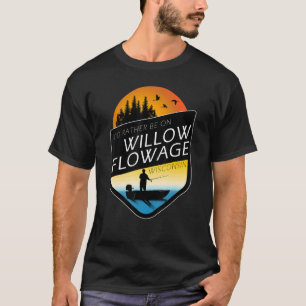 Camiseta Preferiría Estar En Pesca Wisconsin.