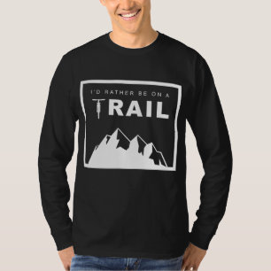 Camiseta Preferiría Estar En Una Bicicleta De Montaña MTB D