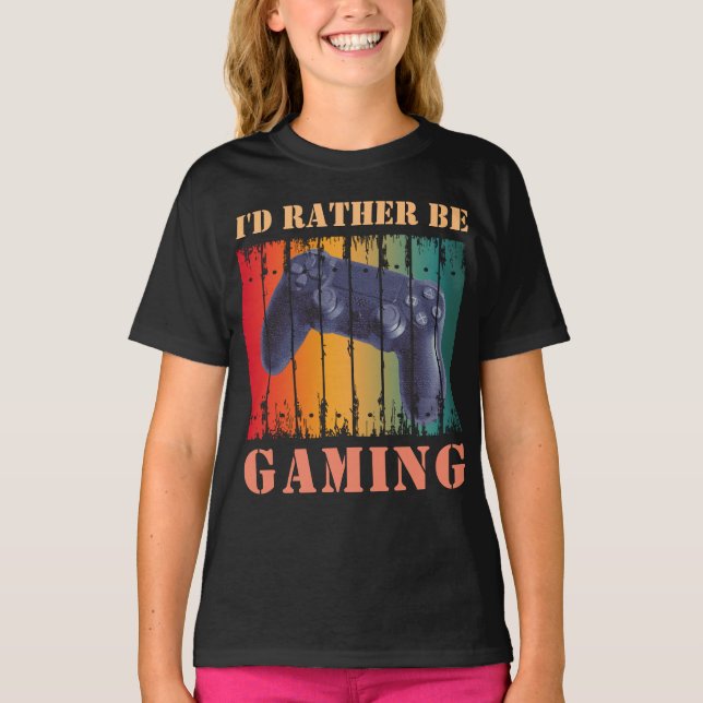 CAMISETA PREFERIRÍA ESTAR JUGANDO (Anverso)