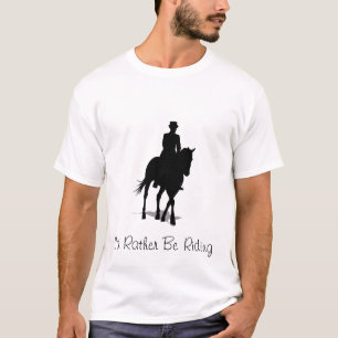 Camiseta Preferiría Estar Montando - Silhouette Horse Shirt