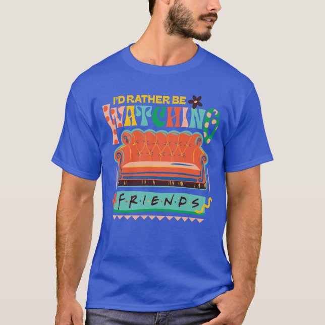 Camiseta Preferiría Estar Viendo Vibrantes Grapic De AMIGOS (Anverso)